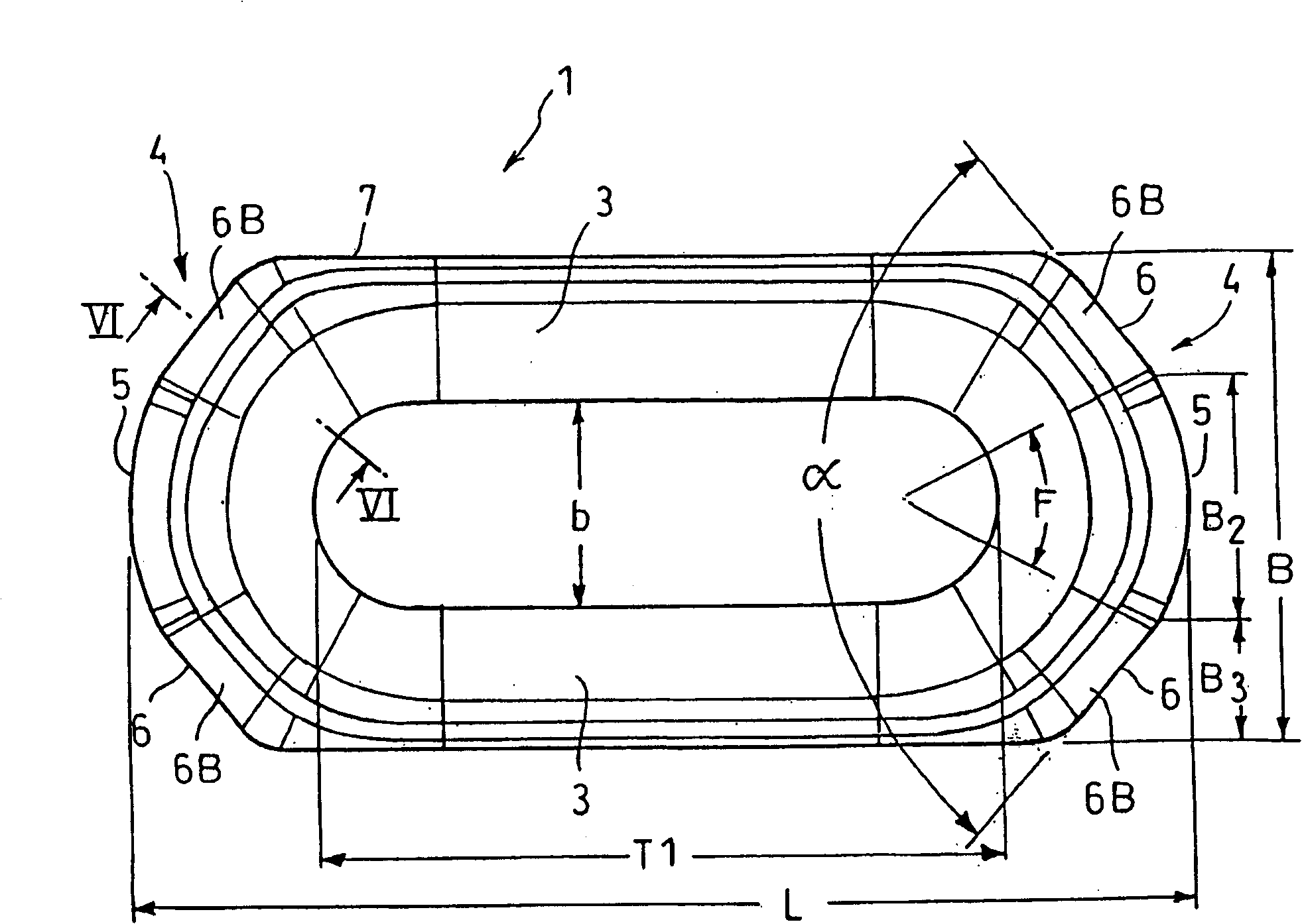 Chain transmission or steering device and the chain or chain wheel used therein