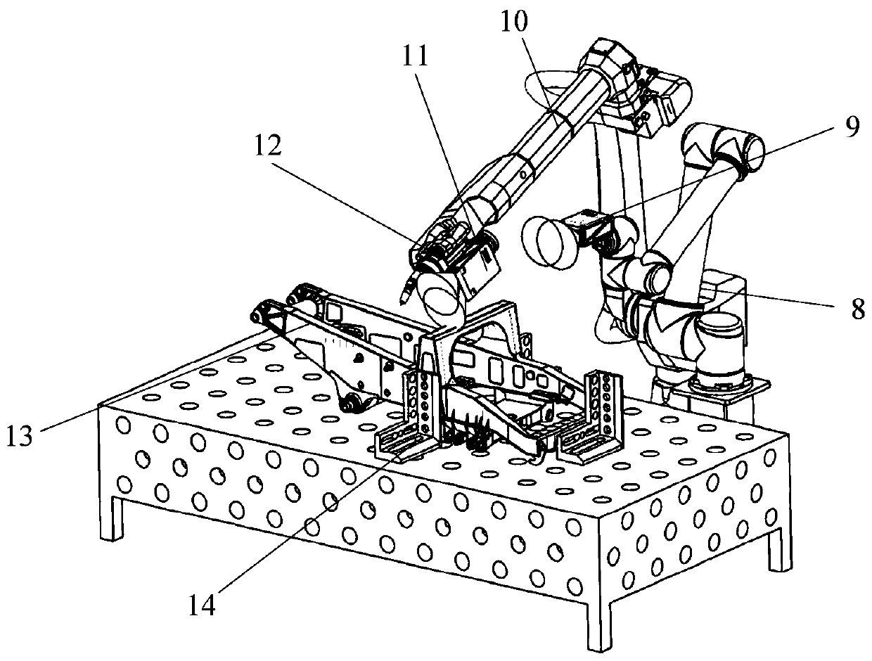 Flexible welding robot system and welding method thereof
