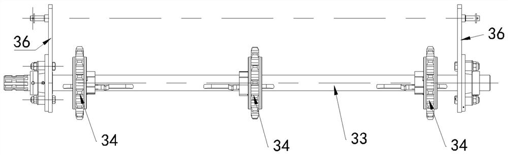 Test device for bridge chain harrow loading