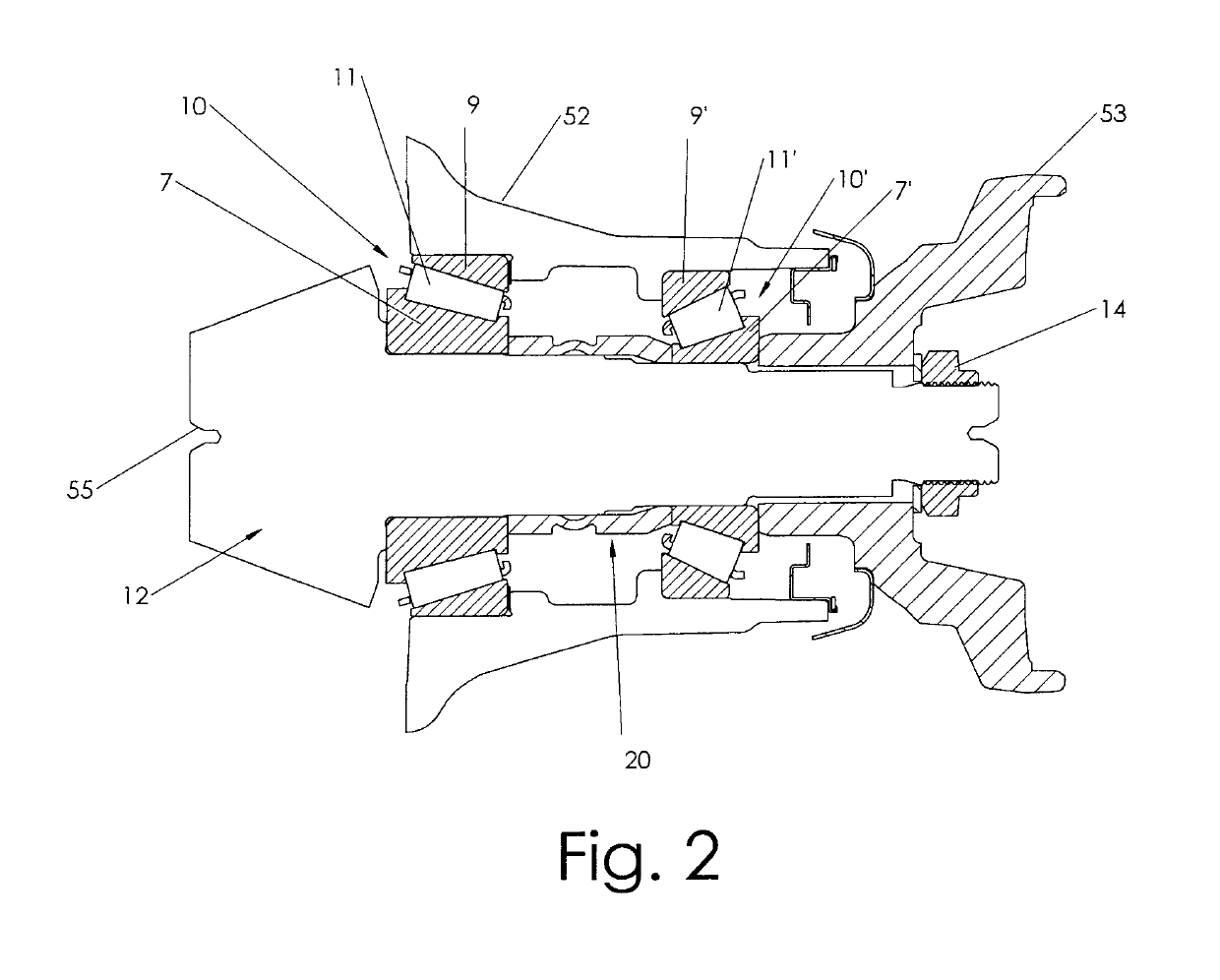 Adjustable spacer with hardened ends