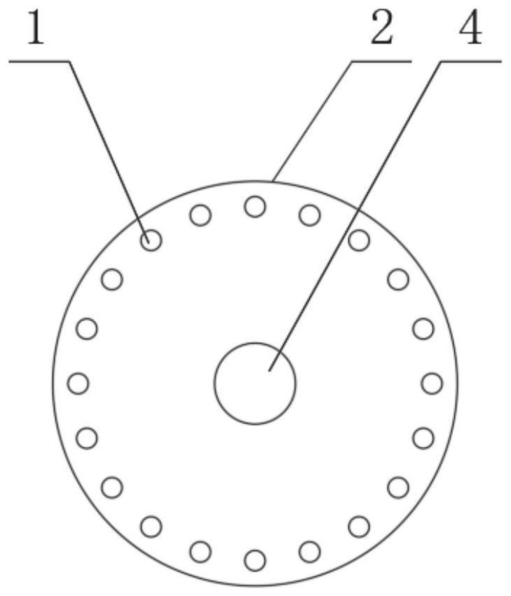 Axial small-hole normal-pressure water supply dynamic-static pressure spiral groove thrust bearing