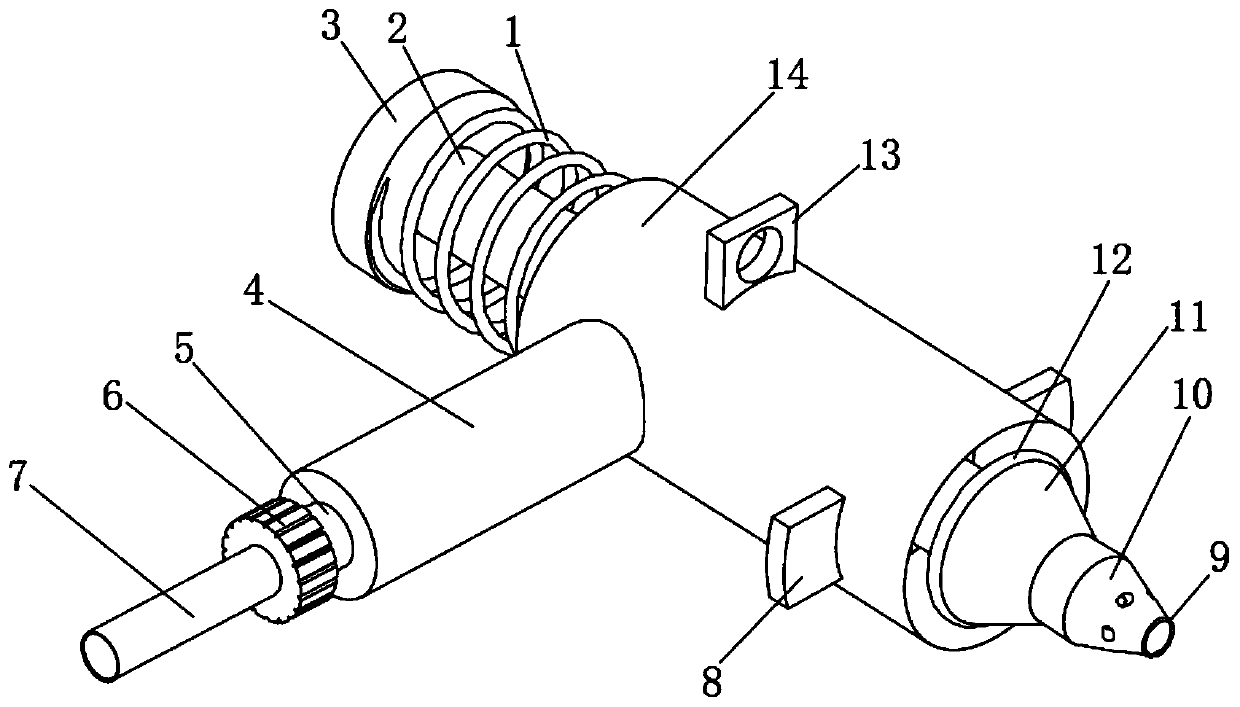 Blood occlusion device with function of preventing blood vessel cementation