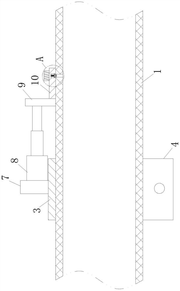 Perforating device for PVC pipeline