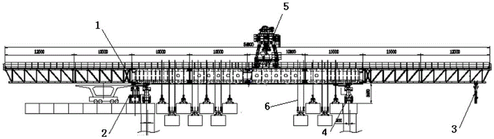 Segmental assembly bridge erecting machine for construction of small curved bridge