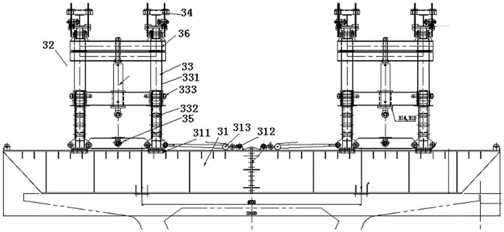 Segmental assembly bridge erecting machine for construction of small curved bridge