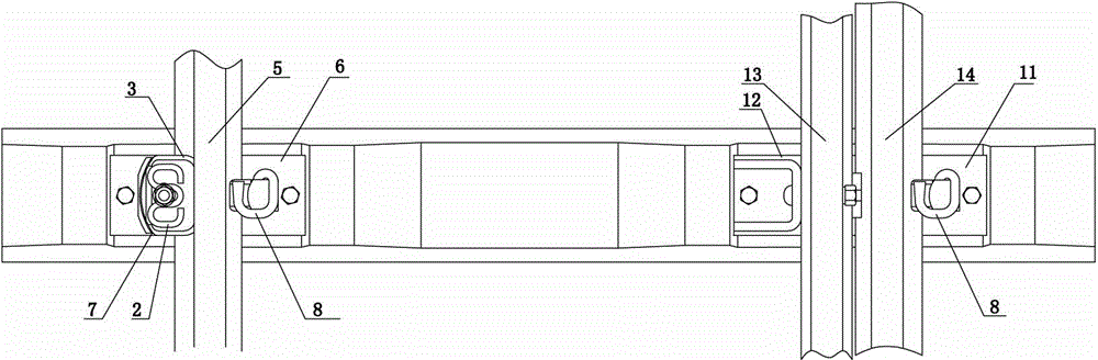 Small-radius curve concrete sleeper component