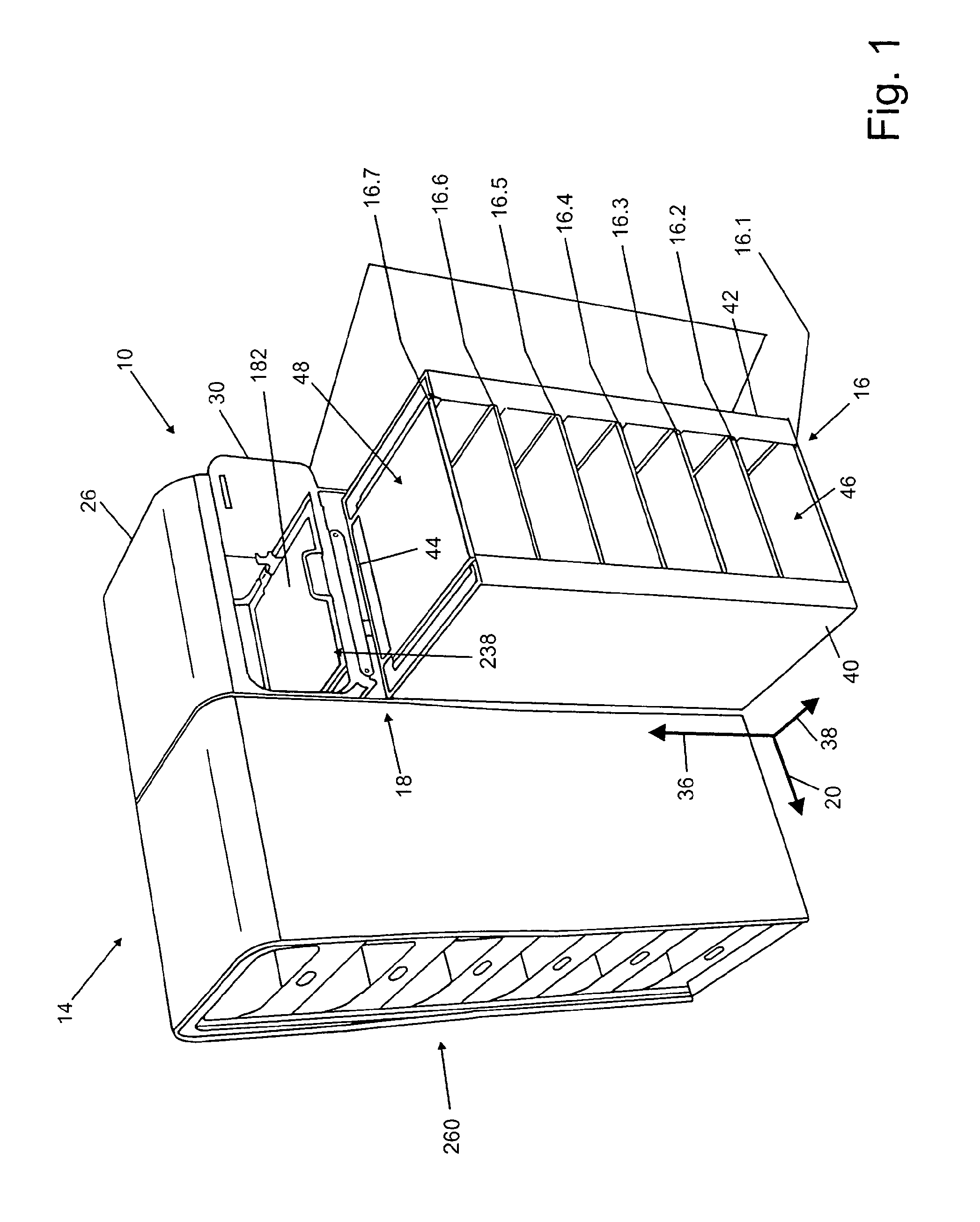 Napkin folding device