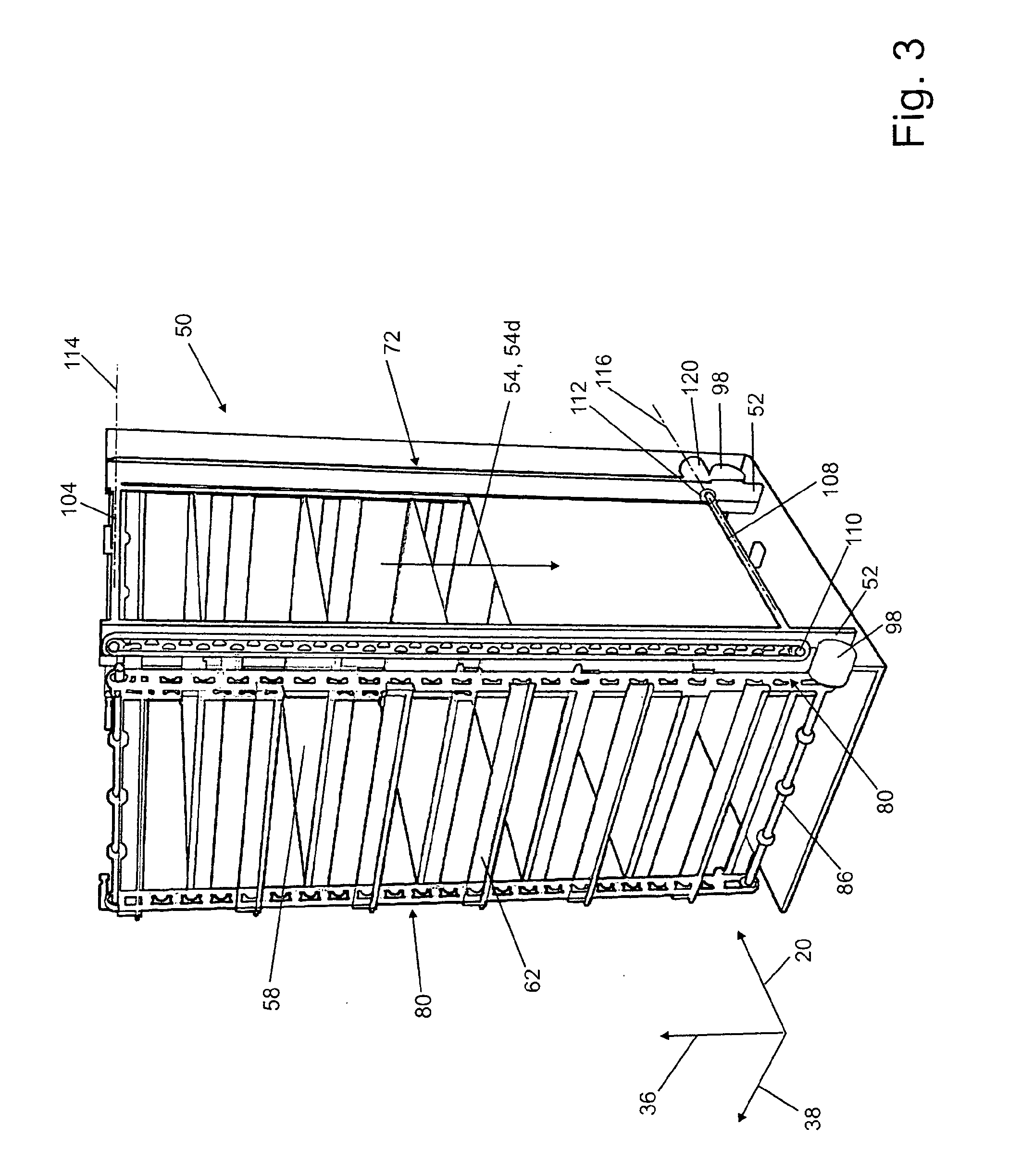 Napkin folding device