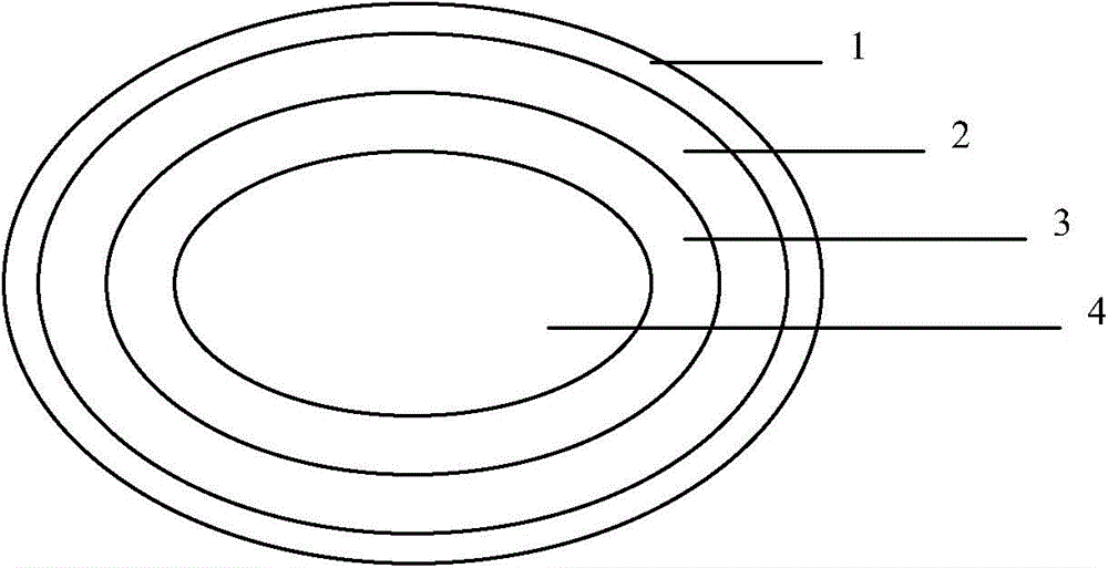 Intracranial pressure monitoring method based on magnetic induction phase difference change