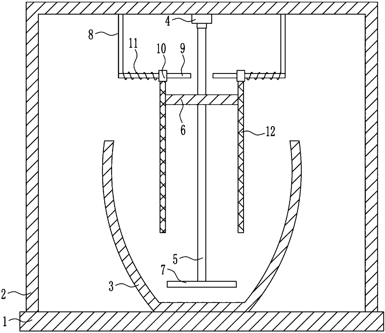 Raw material mixing equipment for liquid cosmetic production