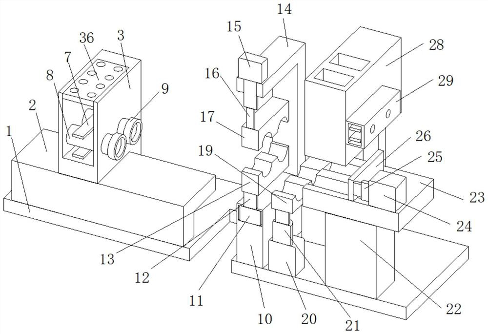 Cutting machine suitable for sliding table part machining