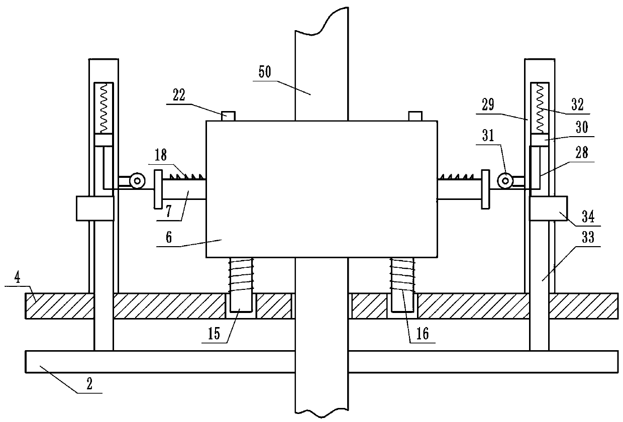 A kind of force-adjustable piling construction device