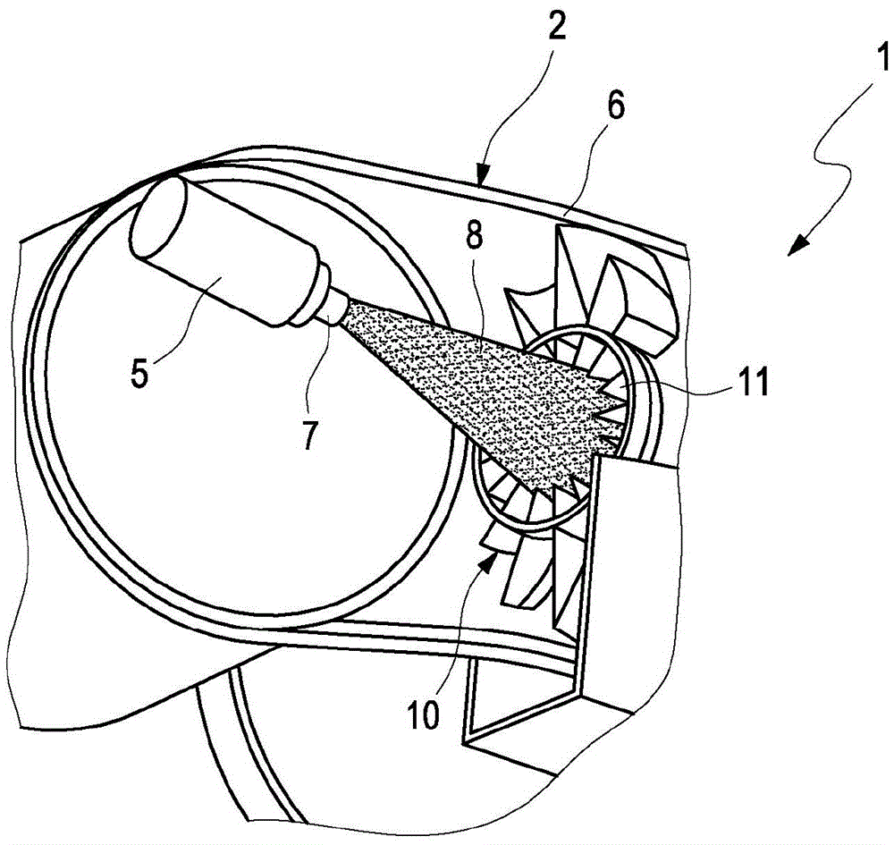 Exhaust device of internal combustion engine with mixer for liquid reductant