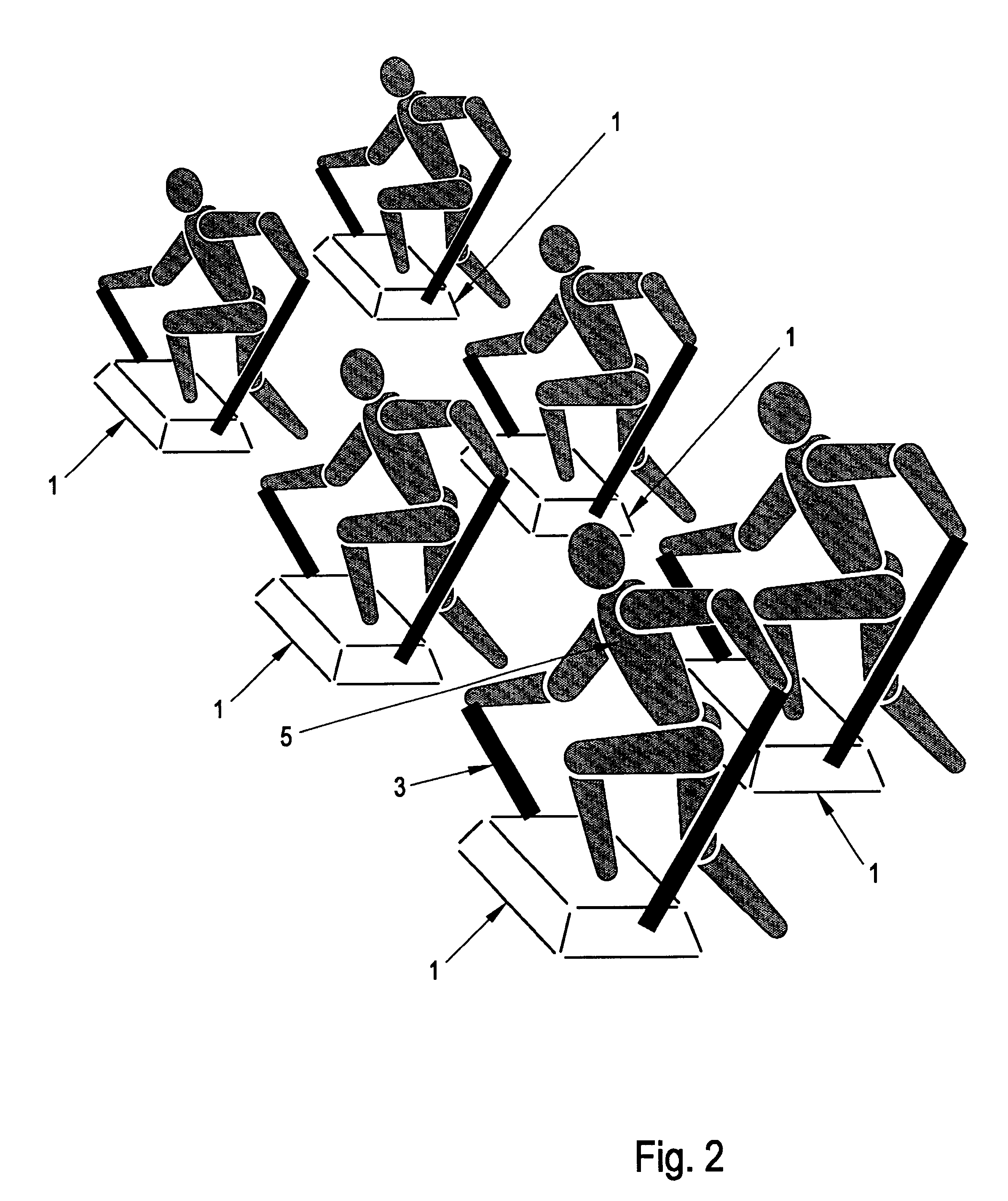 Physical training apparatus and traction device therefor