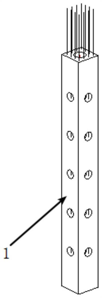 Prefabricated light lattice type concrete wall assembly structure system and construction method thereof