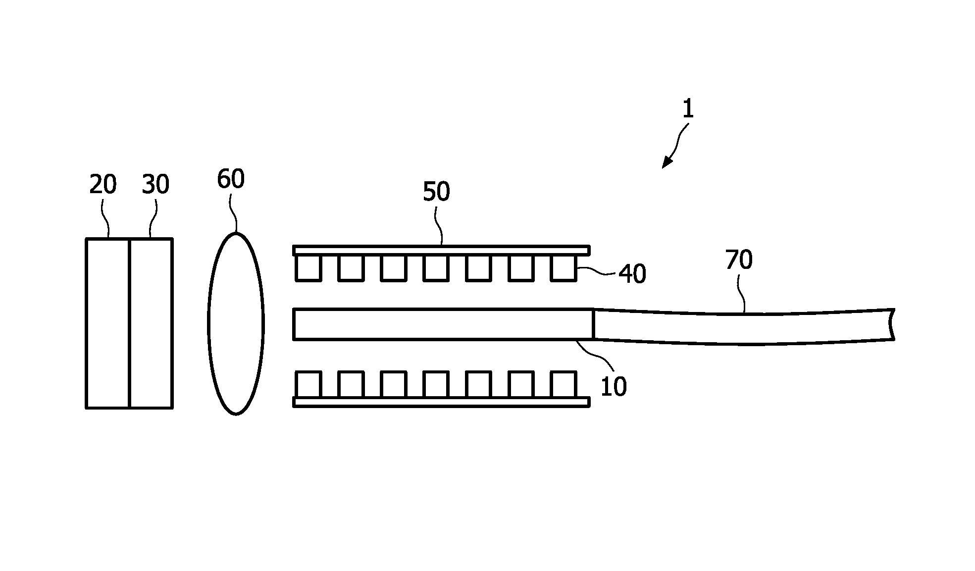 Light emitting device with ceramic conversion material