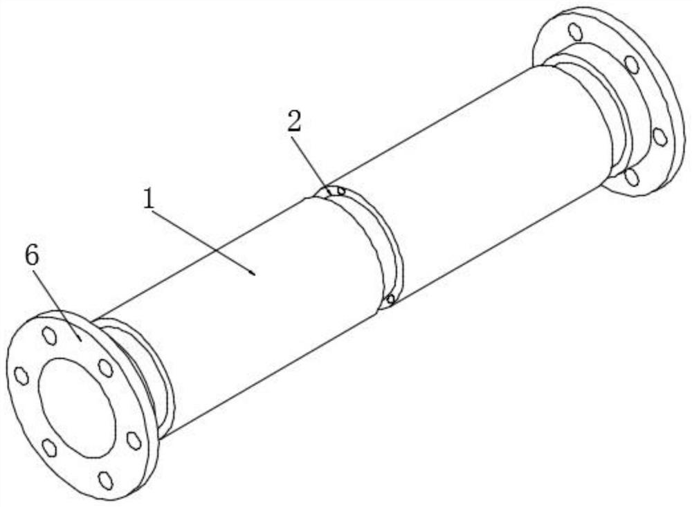 Pipeline with desilting function for water supply and drainage engineering