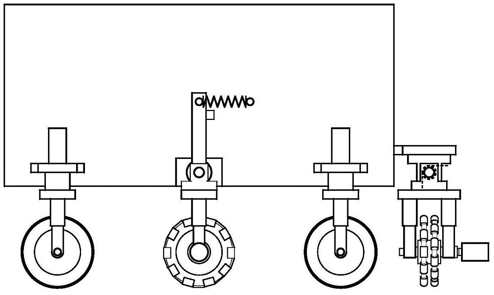 All-around wheeled mobile robot with relative posture detection function