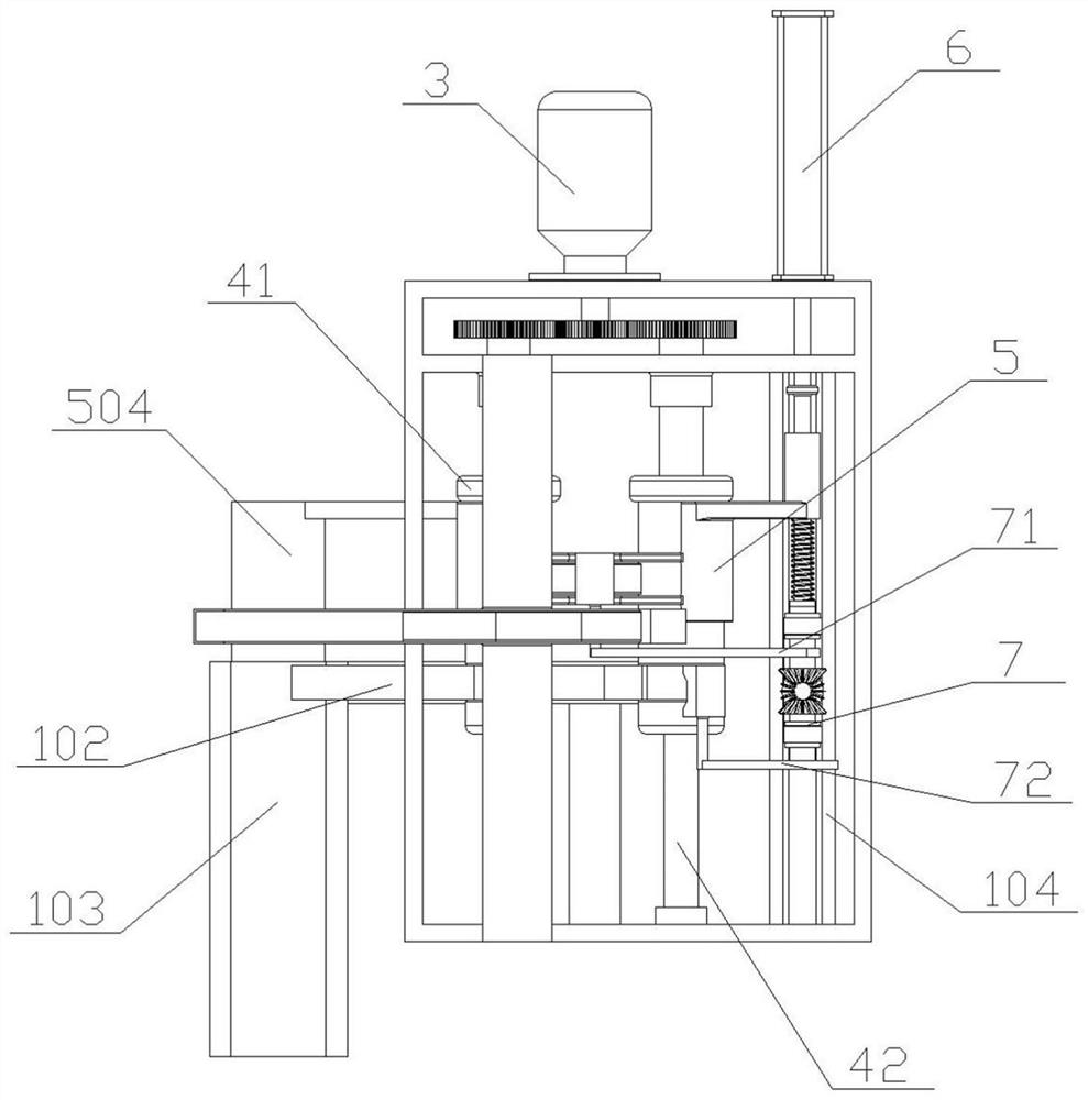 Automatic double-sided chamfering device