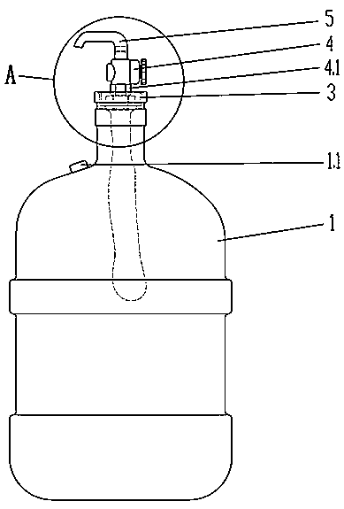 Secondary pollution-free direct drinking water storage barrel device