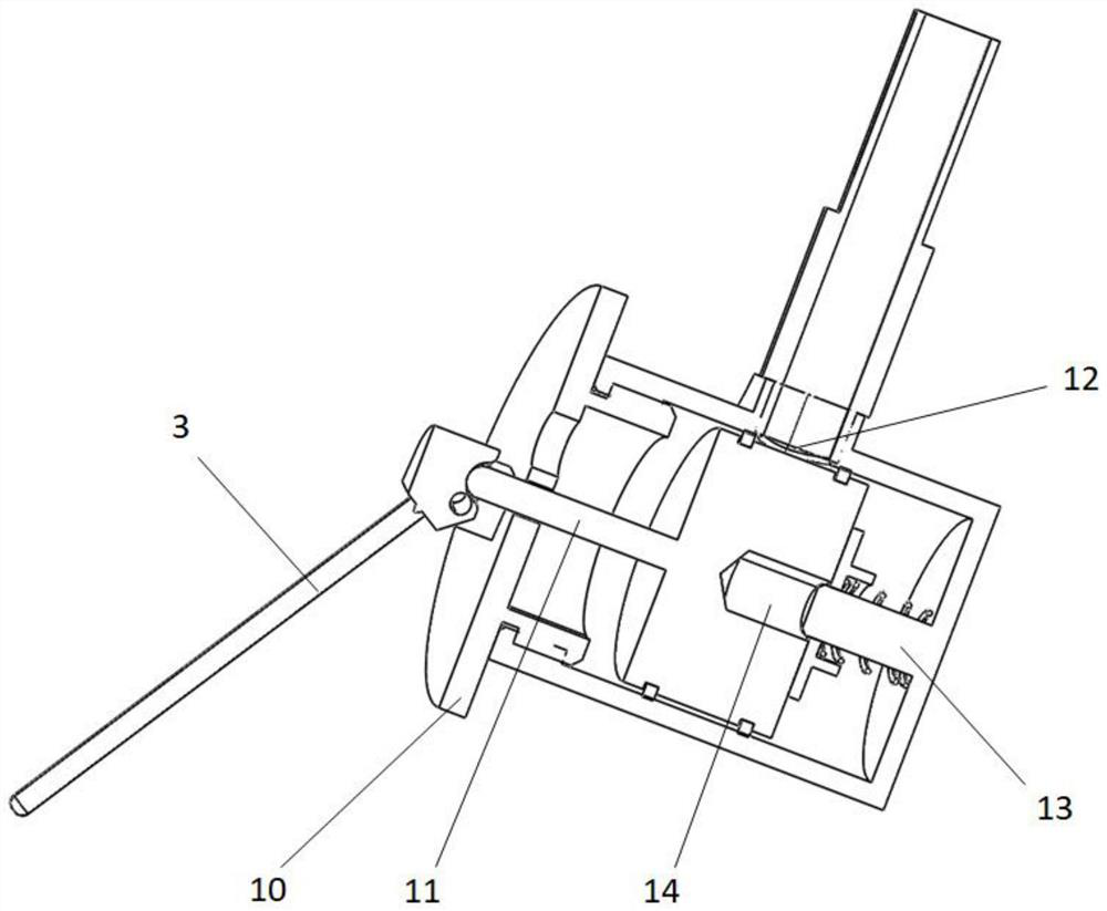 Breathing linkage device for aviation oxygen supply