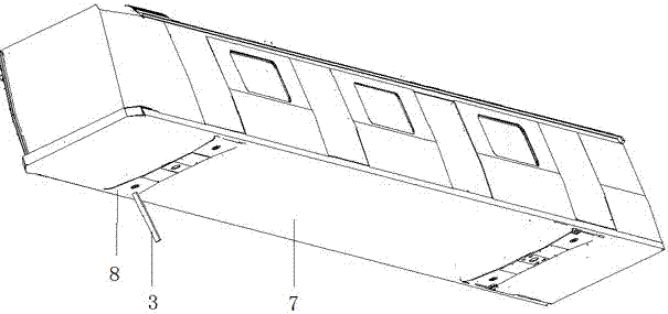 Device and method for testing force of rail vehicle carriages on chassis