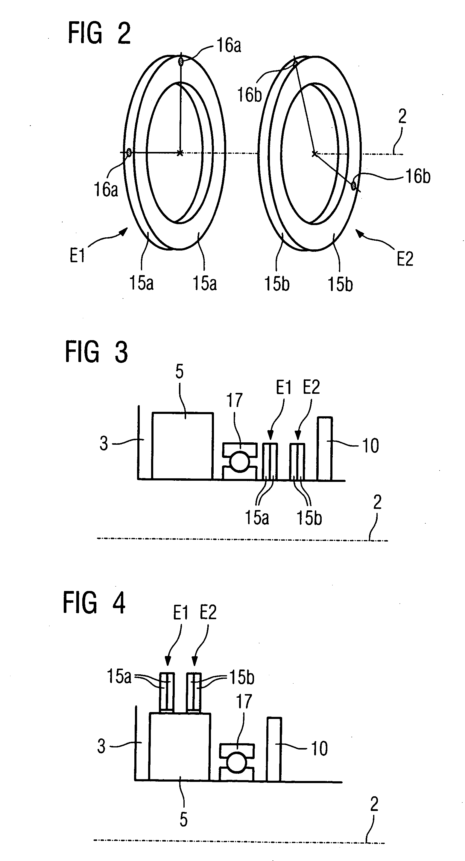 Imaging tomography apparatus with out-of-balance compensating weights in only two planes of a rotating device