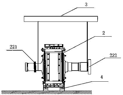 A method for pulling through the core of a motor