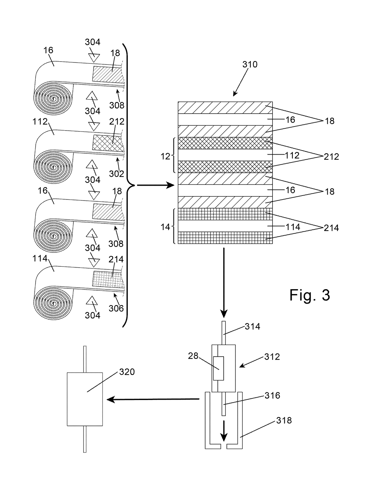 Hybrid capacitor and method of manufacturing a capacitor