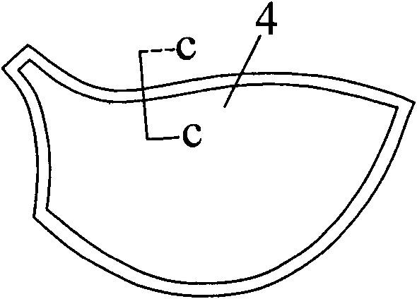 Thermoplastic mould cup trimming device