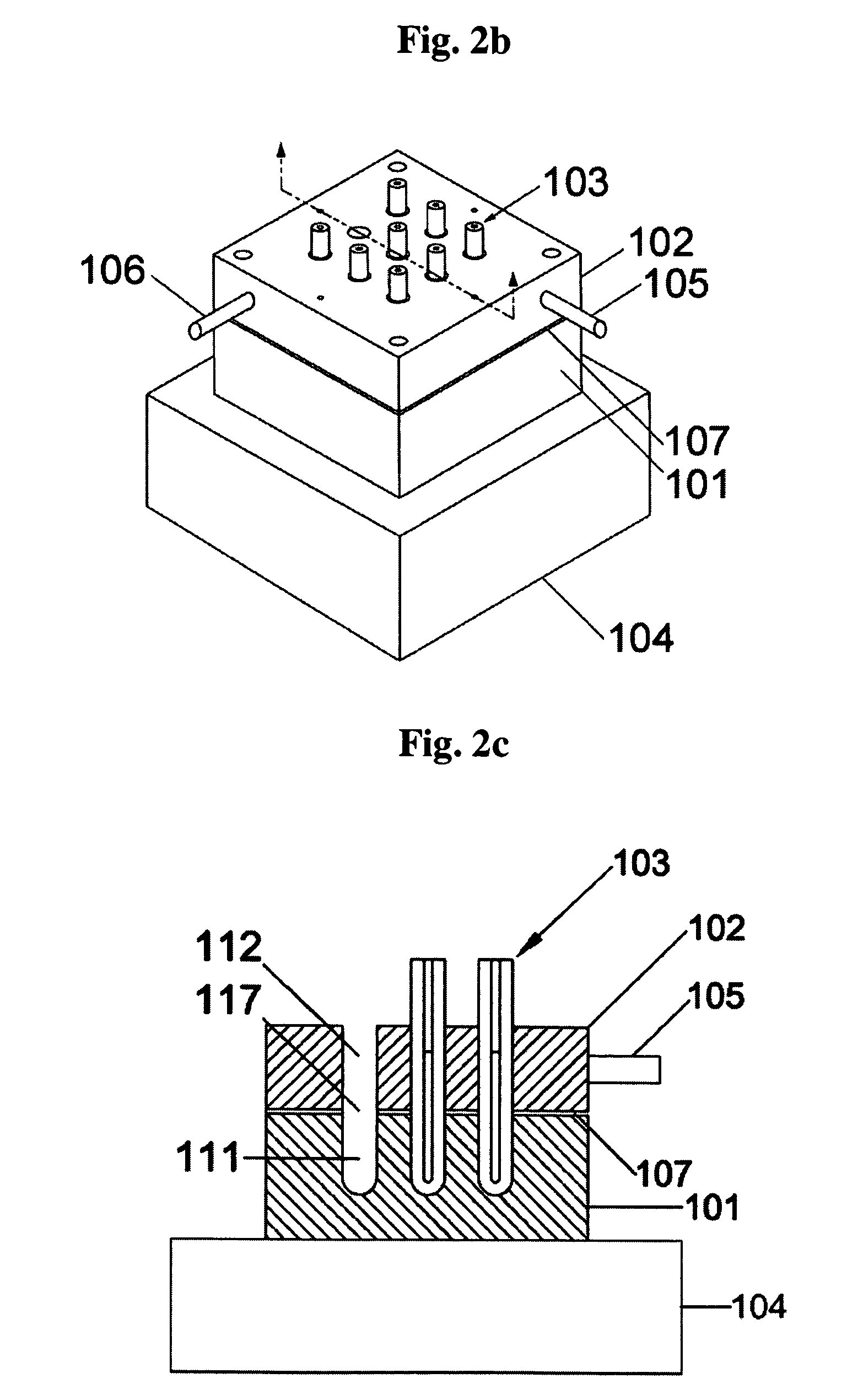 Method and apparatus for amplification of nucleic acid sequences using immobilized DNA polymerase