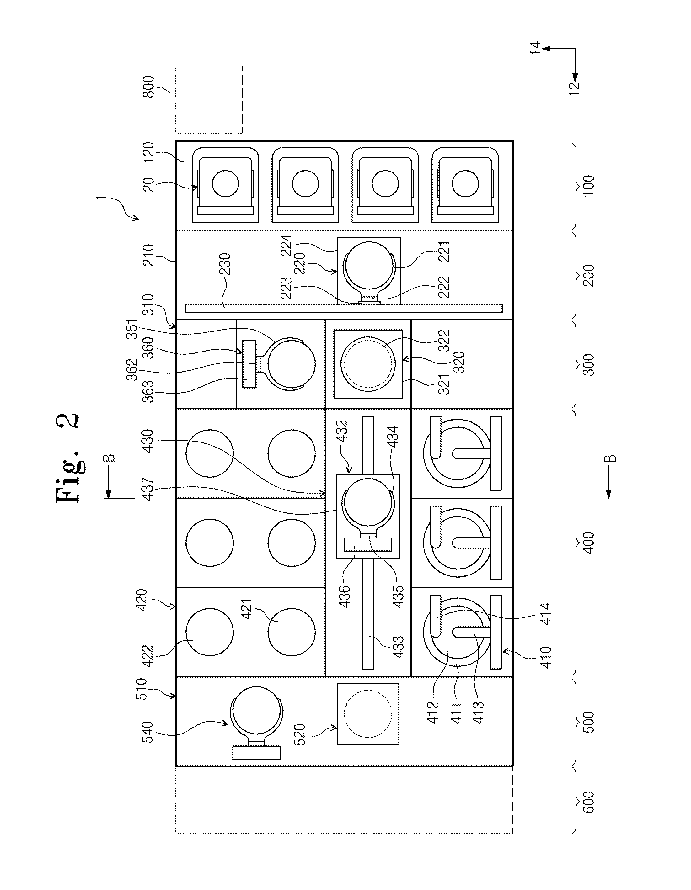 Facility and method for treating substrate