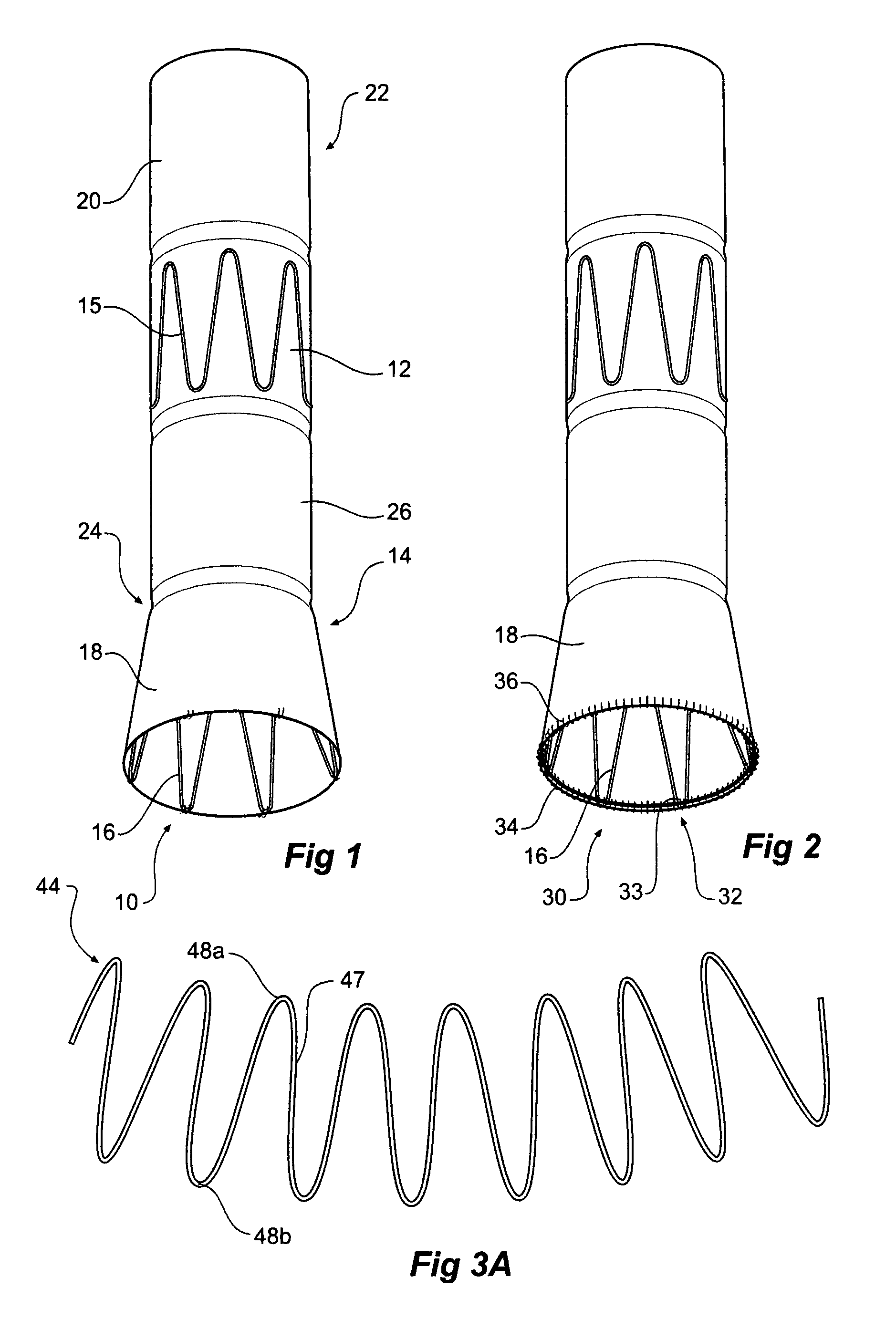 Iliac extension with flared cuff