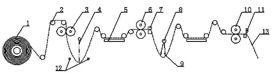 Cold cutting bag-making machine without stretching heat sealing line