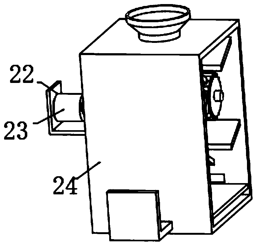 Industrial waste treatment device for environmental protection