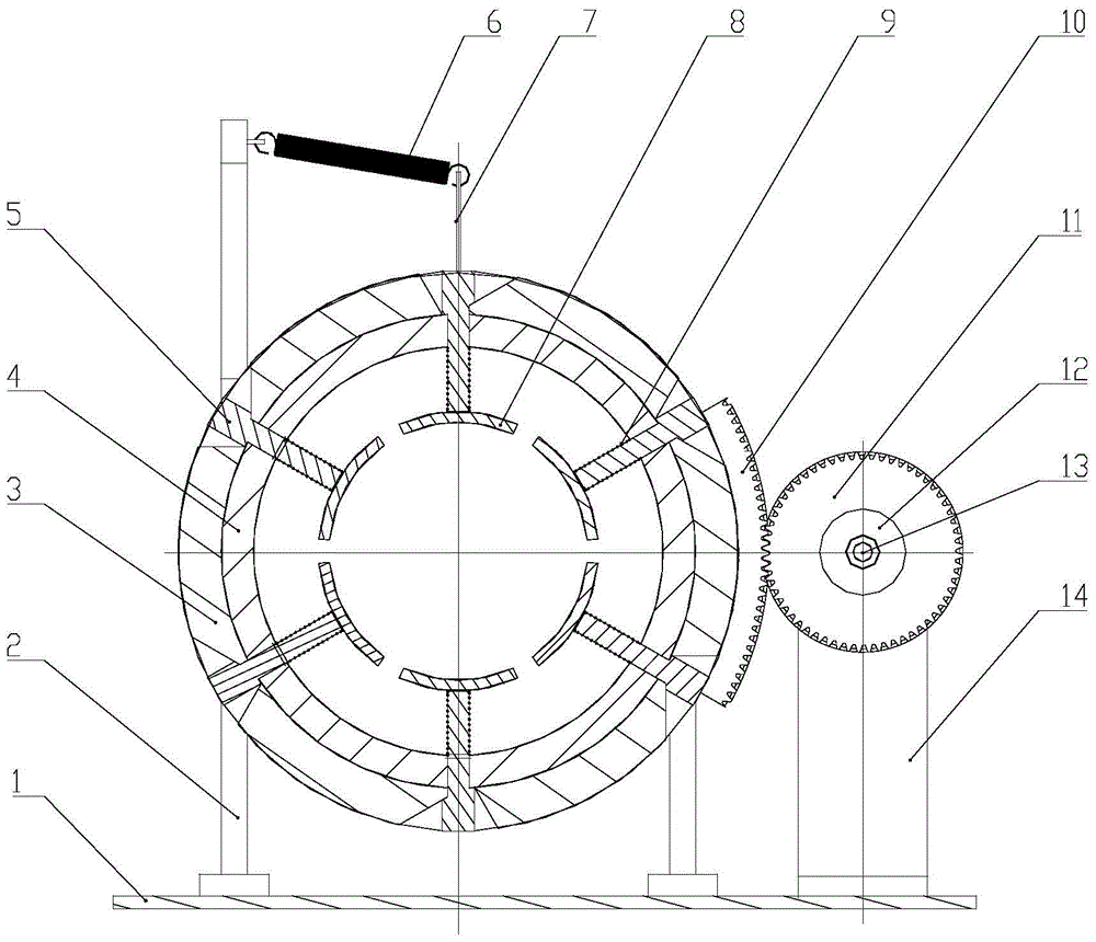 A variable diameter guide cylinder