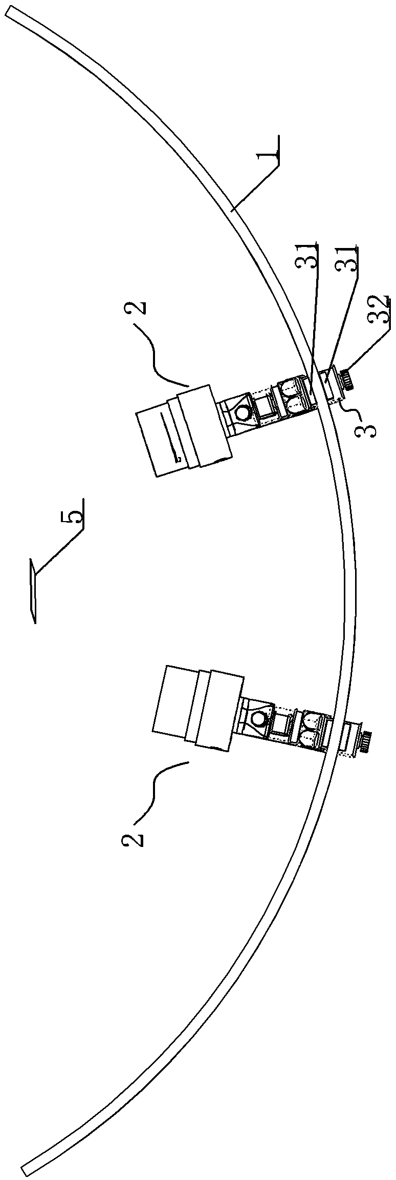 Optical cable spraying process and corresponding spraying device thereof