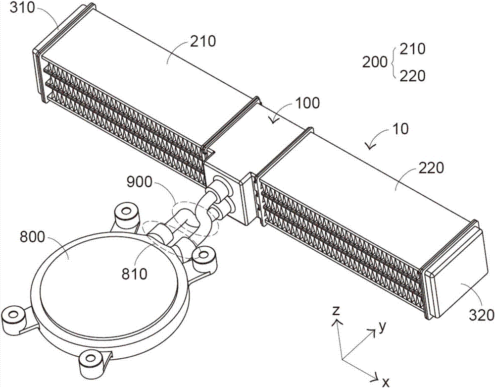 Water cooling device