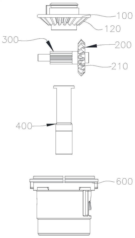 Telescopic mechanism, cup cover and water cup