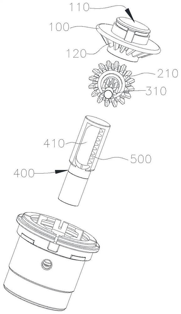 Telescopic mechanism, cup cover and water cup