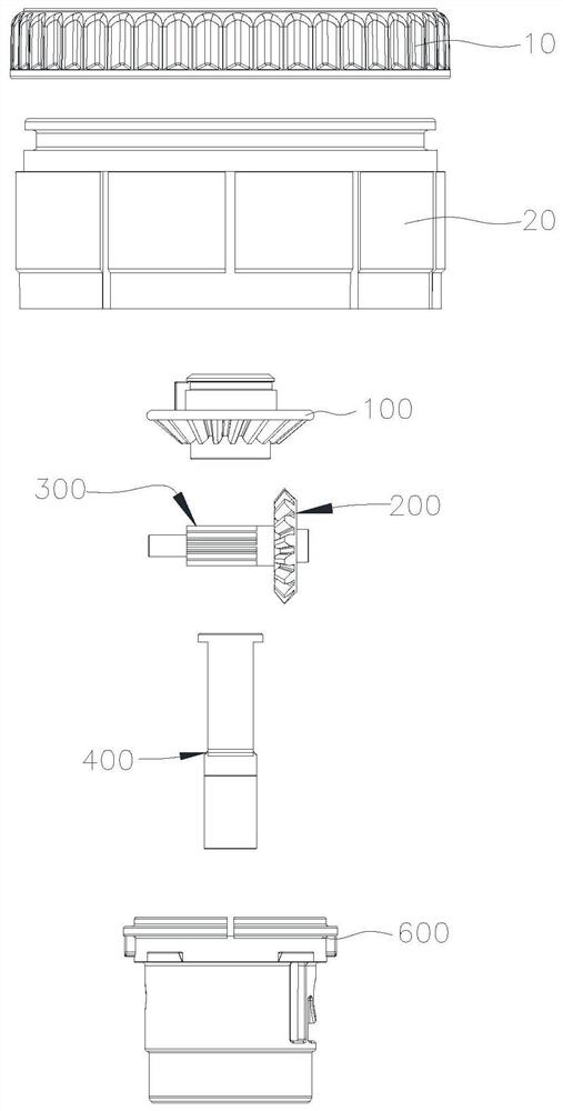 Telescopic mechanism, cup cover and water cup