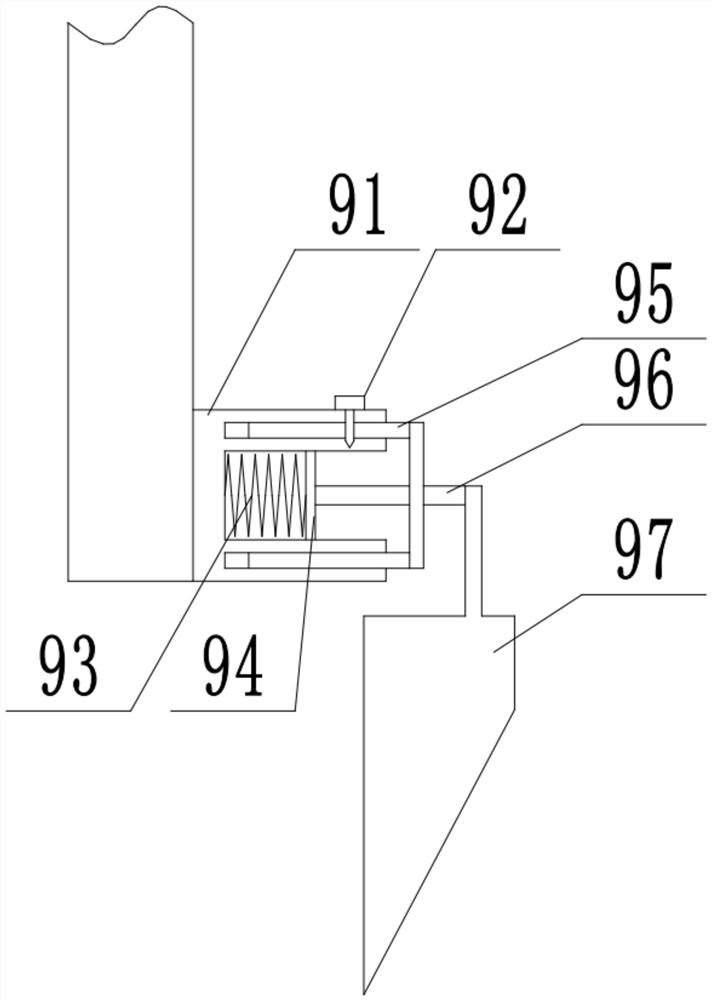 Plastic product perforating device capable of avoiding heating deformation