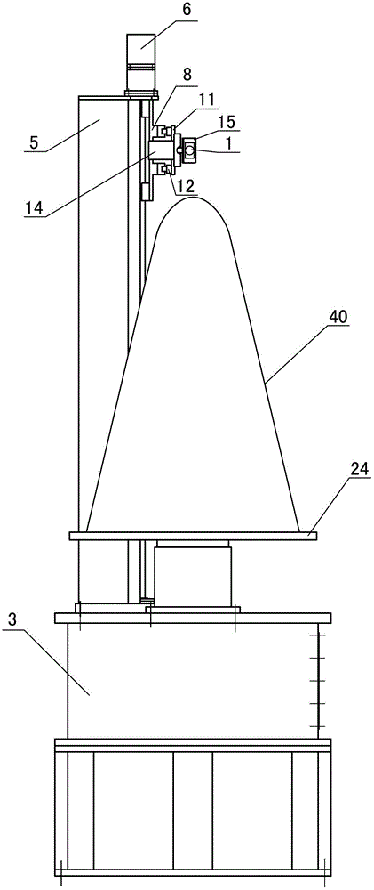 Light transmission scanning detection device for ceramic antenna housing