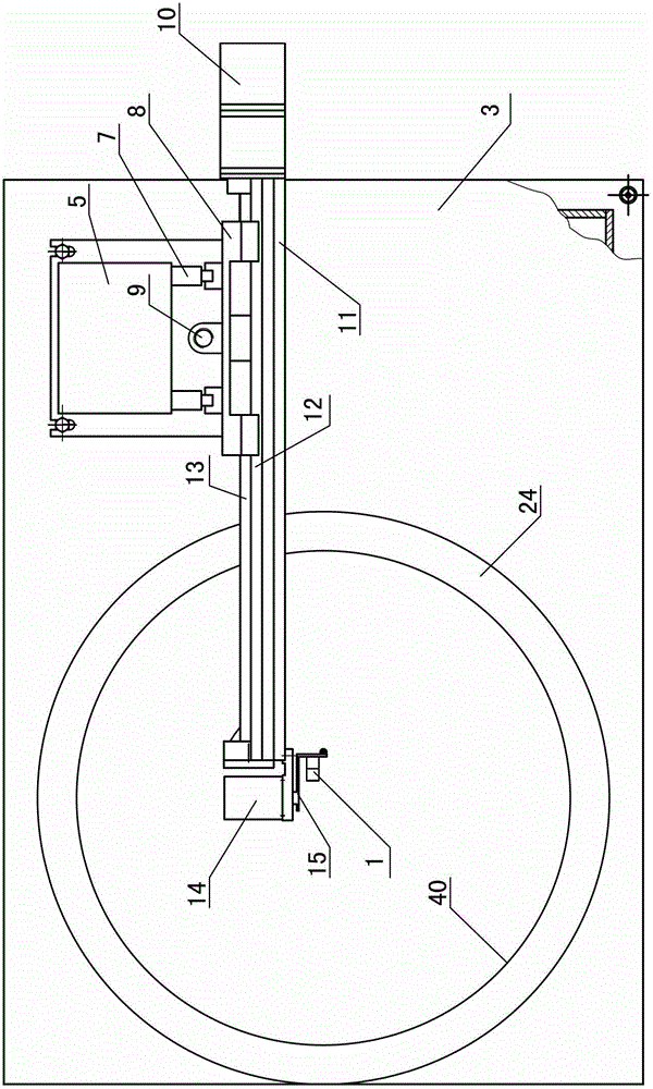 Light transmission scanning detection device for ceramic antenna housing