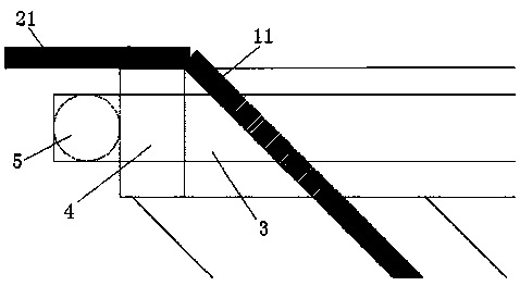 Construction method for fixing trapezoidal column cap formwork