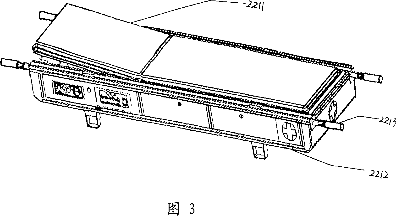 Stretcher assembly type complex emergency treatment system