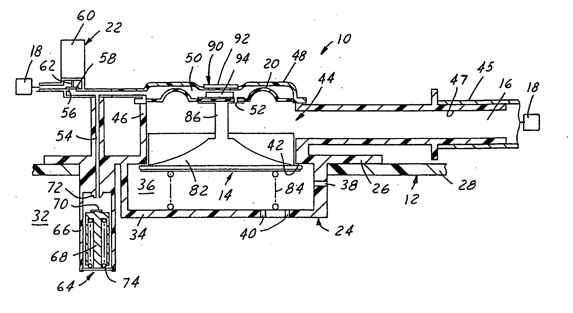 Valve assembly and refueling sensor