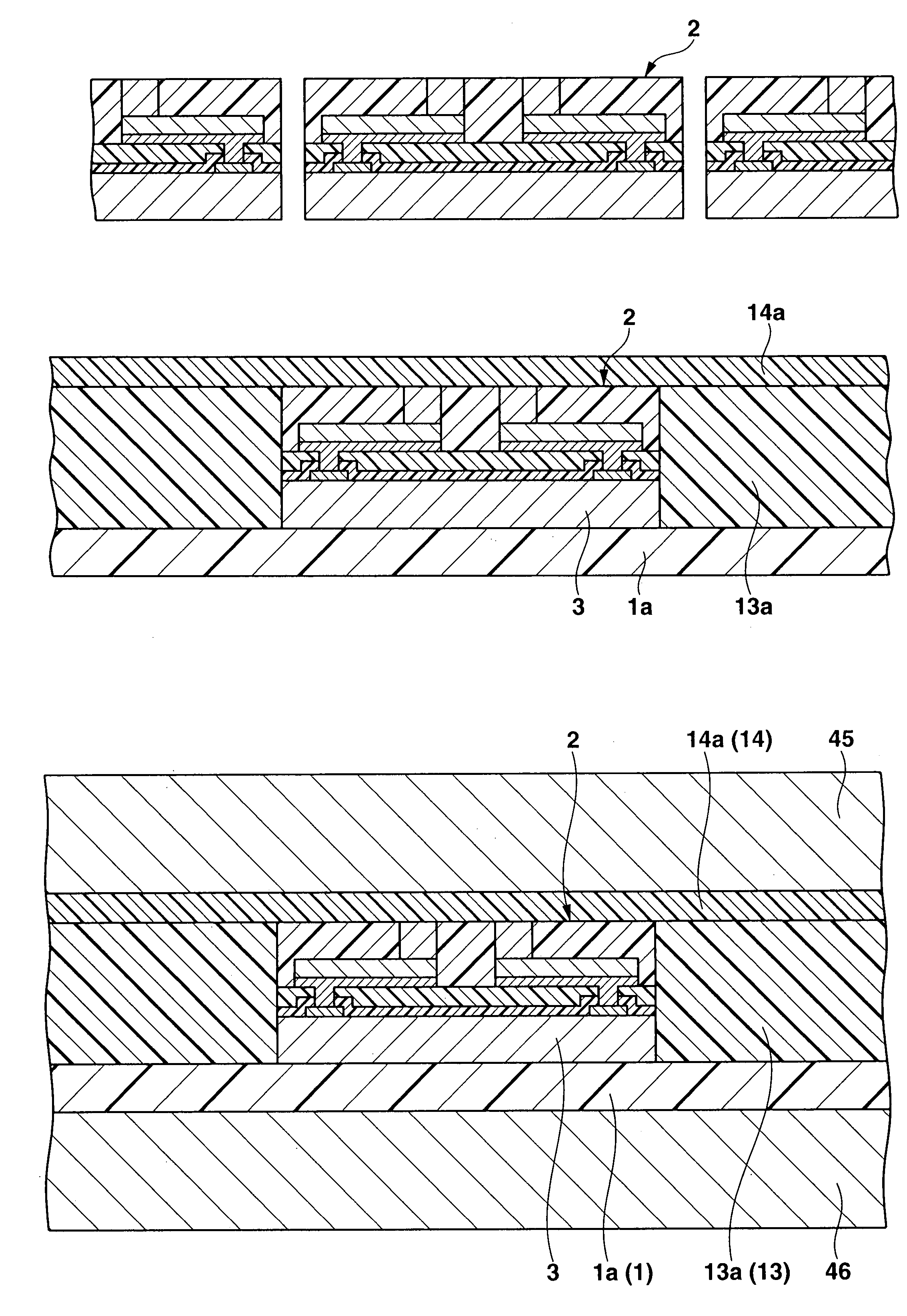 Method of fabricating a semiconductor package utilizing a thermosetting resin base member