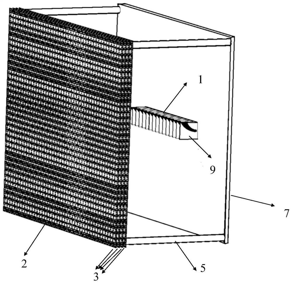 Multi-beam antenna based on one-dimensional microwave planar lens and double tapered slot antenna array