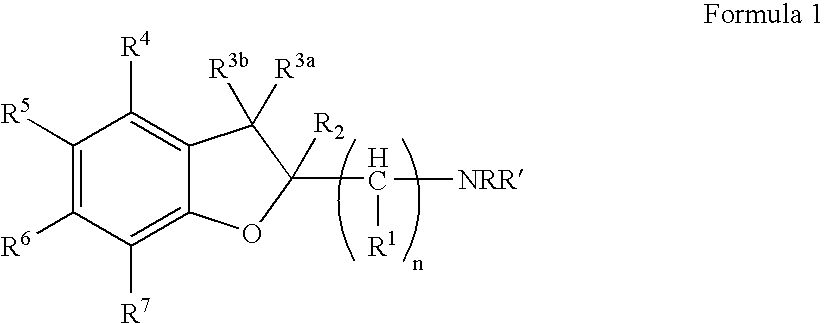 Dihydrobenzofuranyl alkanamine derivatives and methods for using same